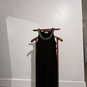 Calvin Klein Size 4,Elegant Black Sleeveless Dress